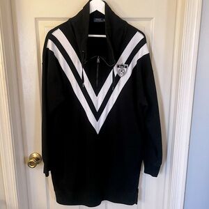 Women’s XL black and white Polo RL dress
